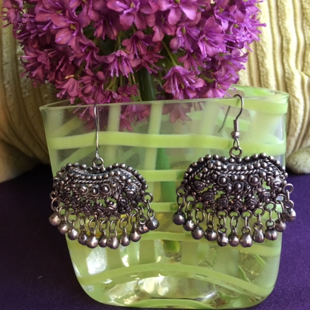 Boho Tribal Ethnic Chandelier Earrings